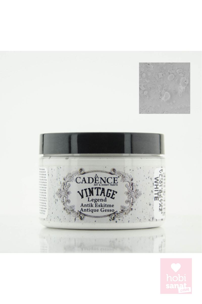 Cadence Vintage Legend Antik Eskitme VL01 BEYAZ