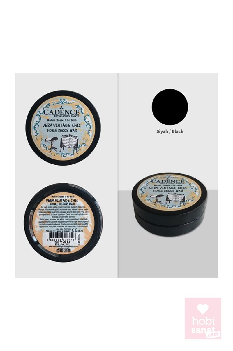 Home Decor Wax Siyah