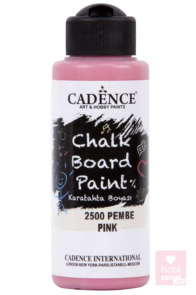Cadence Kara Tahta Boyası Pembe