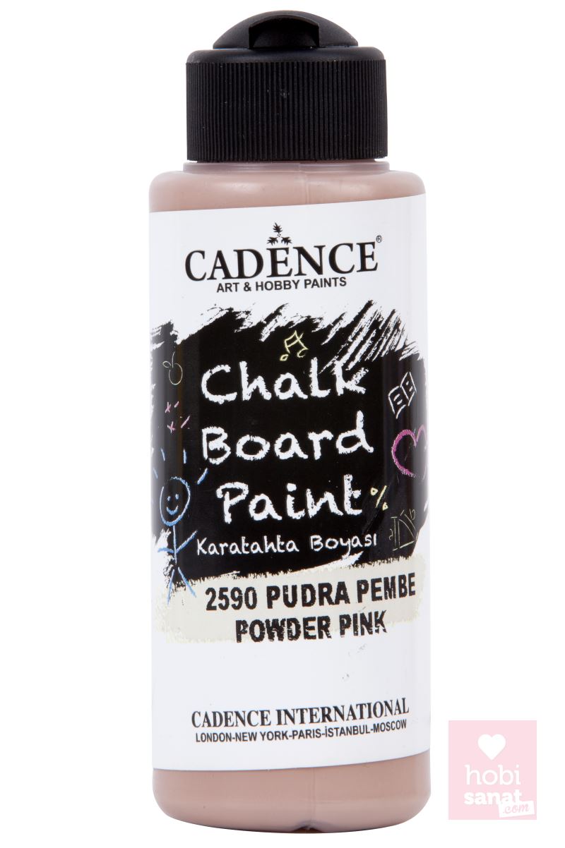 Cadence Kara Tahta Boyası Pudra Pembe