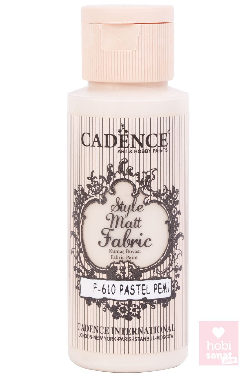 Cadence Style Matt Kumaş Boyası Pastel Pembe