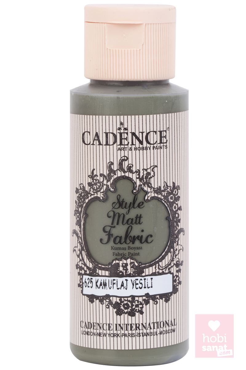 Cadence Style Matt Kumaş Boyası Kamuflaj Yeşili