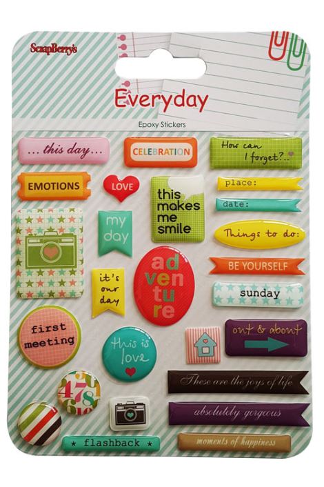 Craftsy Yapışkanlı Vintage Stiker SCB34001085b