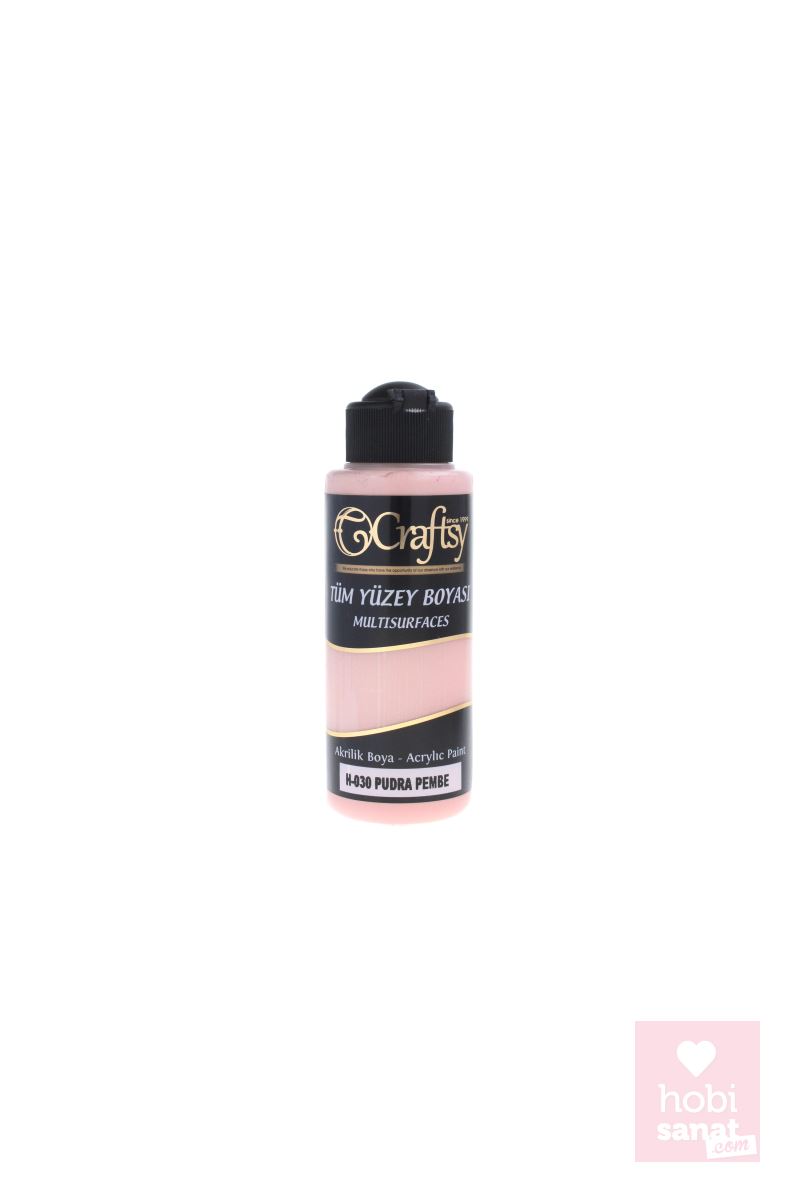 Craftsy Tüm Yüzey Boyası (Multisurface) Pudra Pembe