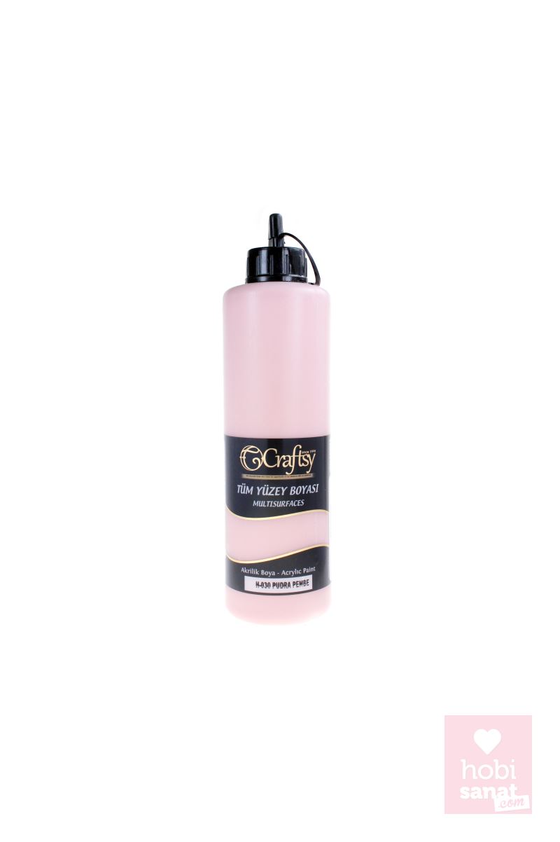 Craftsy Tüm Yüzey Boyası (Multisurface) PUDRA PEMBE 500ml