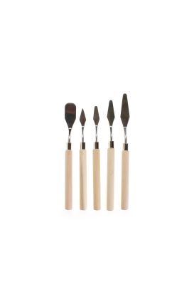 METAL SPATULA SETİ 5'Lİ