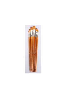 DÜZ KESİK FIRÇA SETİ 6'LI ARTİST BRUSH SET