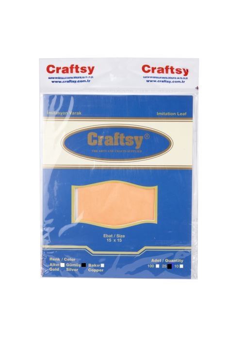 Craftsy Yaprak Varak GÜMÜŞ 25Lİ