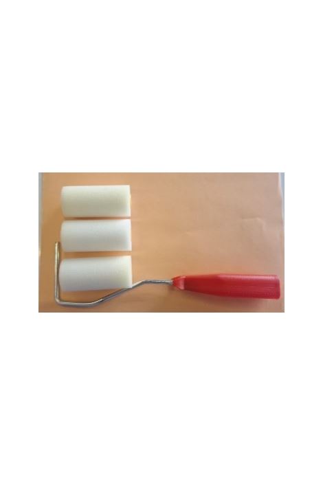 3 LÜ RULO SET  7,5cm  3 ADET BEYAZ SÜNGER RULO SET