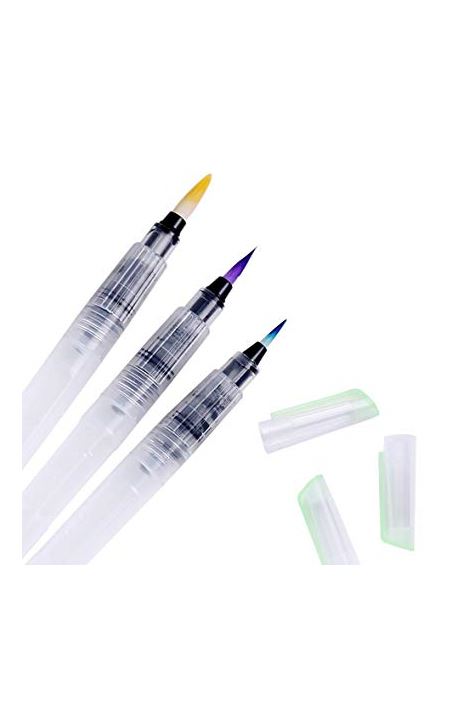 WATER COLOR BRUSH PEN SET ( 3 LÜ DOLDURMA FIRÇA ) SULU BOYA FIRÇASI