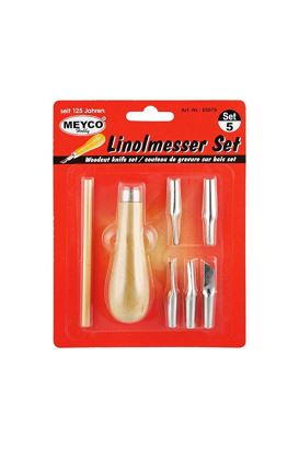 LINOLMESSER SET / WOOD CUT OYMA SETİ 7PCS