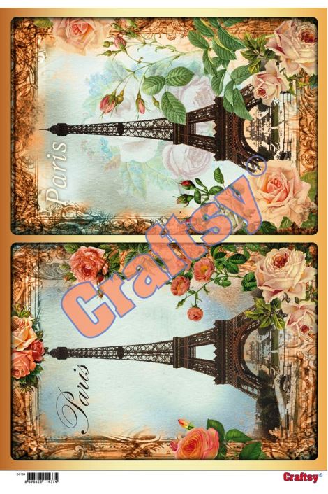 Craftsy Dekupaj Kağıdı Dc154